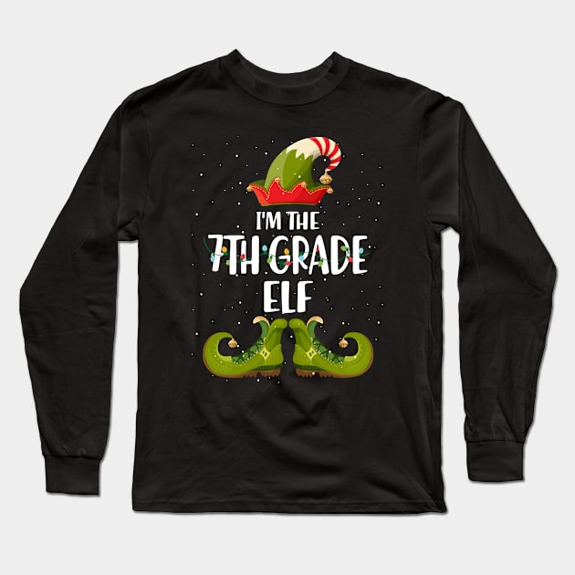 Im The 7Th Grade Elf Christmas Long Sleeve T-Shirt by intelus